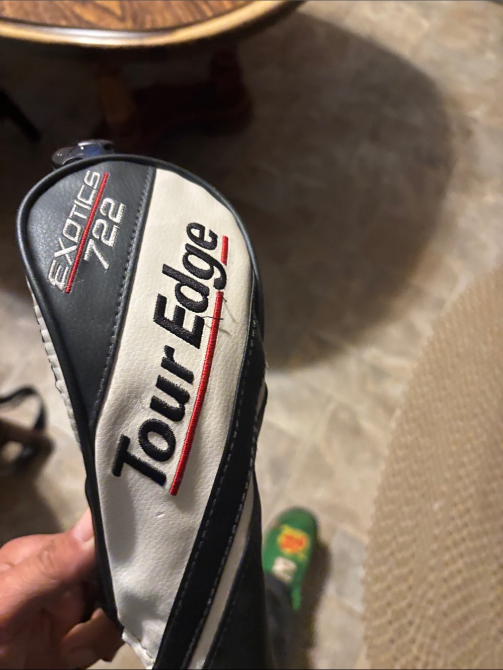 Exotics 722 hybrid 4 on a ventus blue shaft with a new dri trac grip